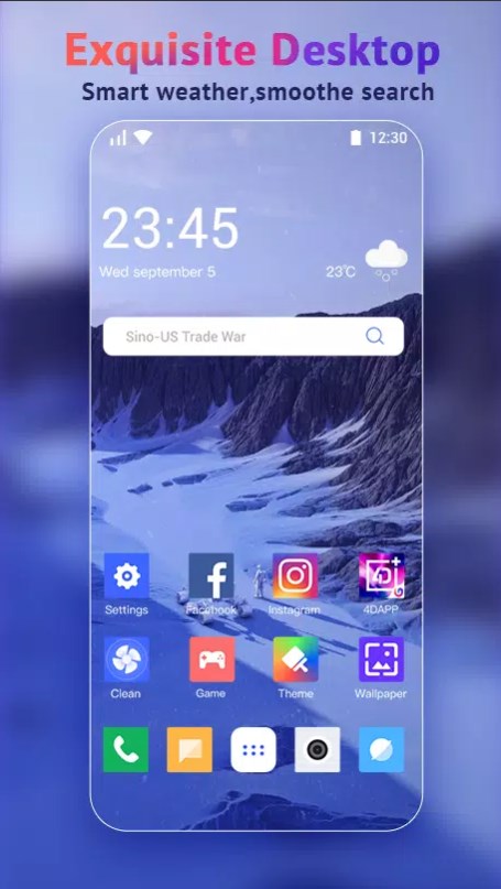 U Launcher lite mod apk premium unlocked  2.2.54 screenshot 3