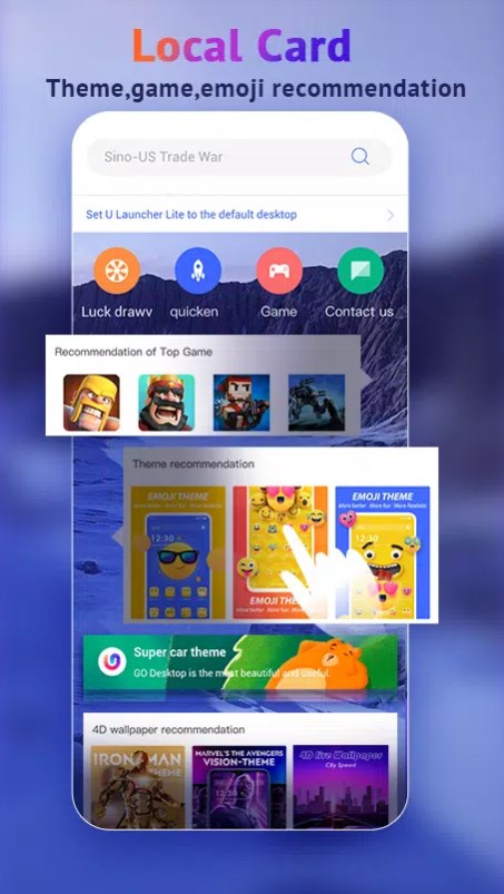 U Launcher lite mod apk premium unlocked  2.2.54 screenshot 4