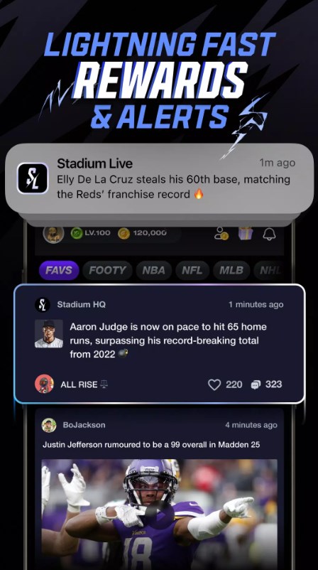  Stadium Live Predict Sports App for Android Download   1.57.5 screenshot 1