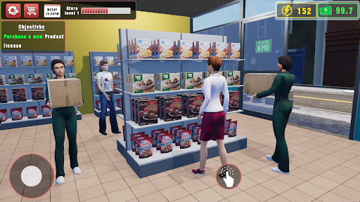 Supermarket Simulator Game 3D mod apk latest version  1.8 screenshot 4