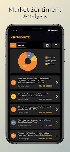 Cryptonite Crypto Sentiment app download for andorid  1.1.28 screenshot 2