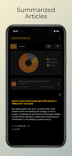 Cryptonite Crypto Sentiment app download for andorid  1.1.28 screenshot 3