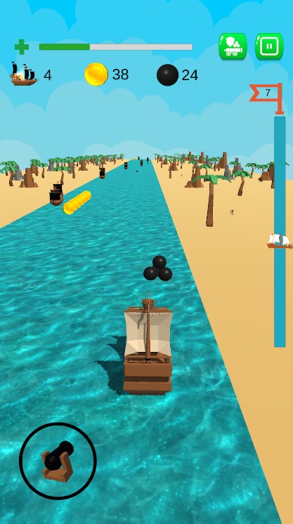 Pirate Ship Shoot and Run Free Full Game Download  1.3.1 screenshot 1