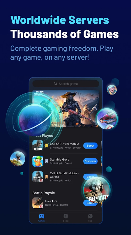 GearUP Game Booster Lower Lag Mod Apk 3.21.0.0712 Premium Unlocked  3.21.0.0712 screenshot 1