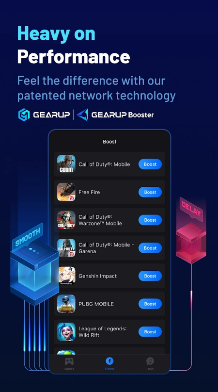 GearUP Game Booster Lower Lag Mod Apk 3.21.0.0712 Premium Unlocked  3.21.0.0712 screenshot 2
