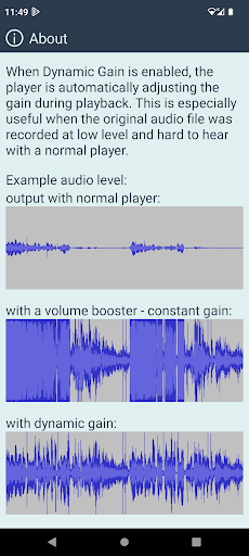 Audio Player with Volume Boost app download latest version  1.0.4 screenshot 4