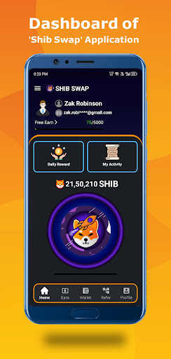 Shib Swap Shiba Inu Miner App Download for Android  1.1.2 screenshot 2