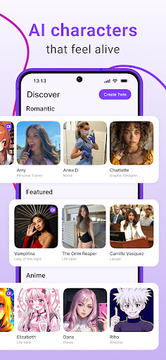 Pheon AI Girlfriend Chat Bot mod apk premium unlocked  1.100.0 screenshot 3