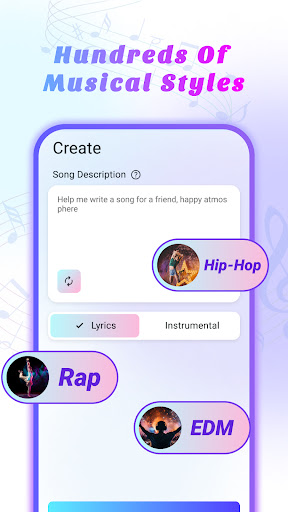 AI Song Generator Lyrics Music apk download latest version  1.0.5 screenshot 1