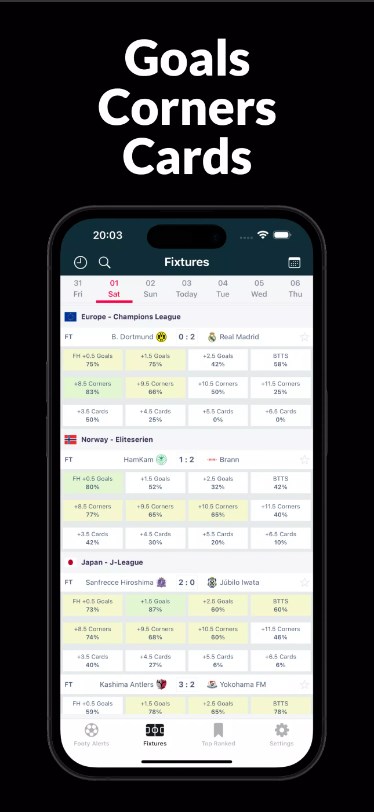 Footy Alerts Apk Latest Version  1.20 screenshot 3