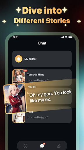 Sandy Anime Friend Chat App Free Download for Android  1.0.3 screenshot 1