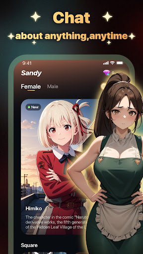 Sandy Anime Friend Chat App Free Download for Android  1.0.3 screenshot 2