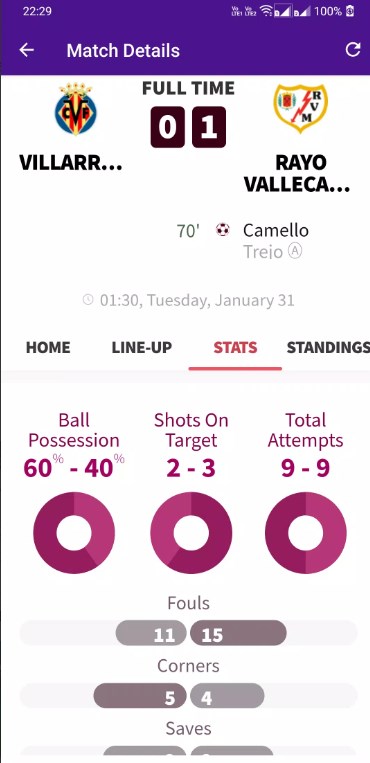 Football Live Scores 2024 App for Android Download  2.8.3 screenshot 1