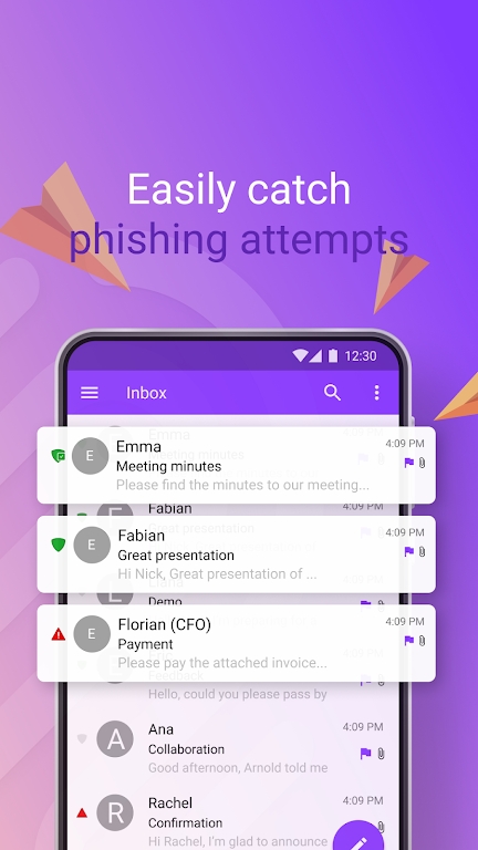 Planck Secure Email app free download for android  3.1.18 screenshot 2