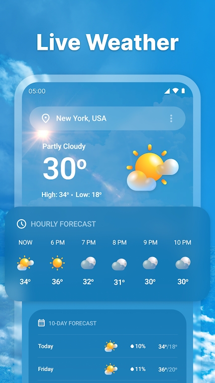 Weather Live app mod apk latest version  1.0 screenshot 1