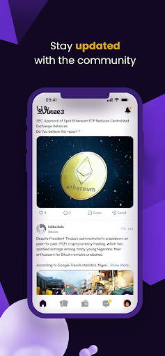 Winee3 Social Crypto & Earn app download latest version  1.0.31 screenshot 4