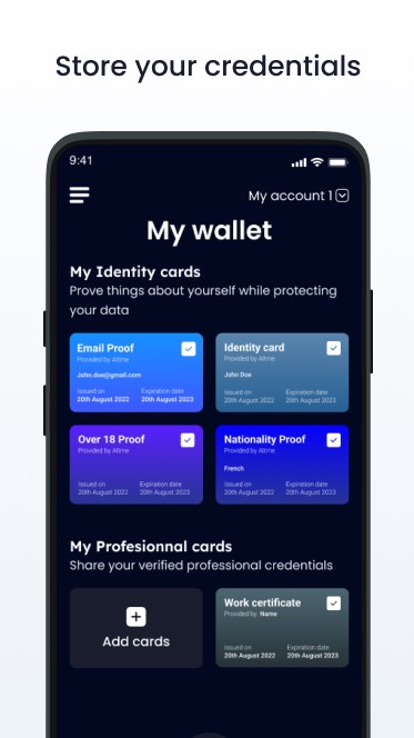 Talao wallet Apk Latest Version  1.9.0 screenshot 1