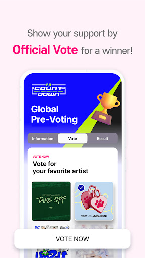 Mnet Plus vote 2024 app download latest version  2.8.2 screenshot 2