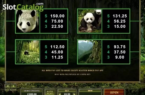 Untamed Giant Panda Slot Free Full Game  v1.0 screenshot 1