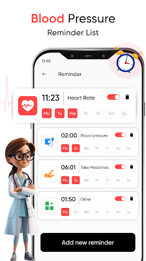 Blood Pressure Log Tracker BP apk free download  1.0 screenshot 2