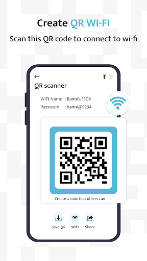 Scan WiFi password QR Code app download latest version  2.0 screenshot 2