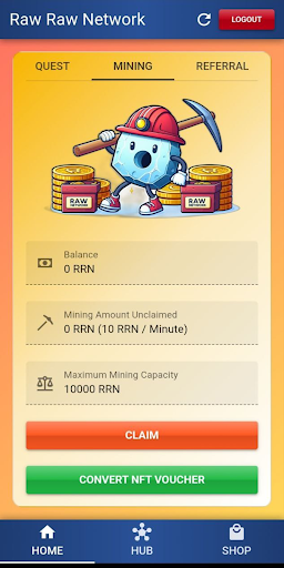 Raw Raw Network Mine and Earn app download for android  1.5 screenshot 4