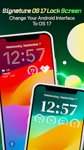 iLock Lock Screen OS 17 mod apk (premium unlocked) latest version  3.3 screenshot 3