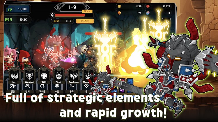 VIP Mega Knight Idle RPG free full game download  1.253 screenshot 3