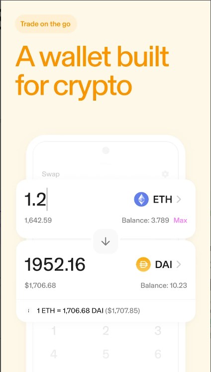 Uniswap Crypto & NFT Wallet App for Android Download  5.45.1 screenshot 2