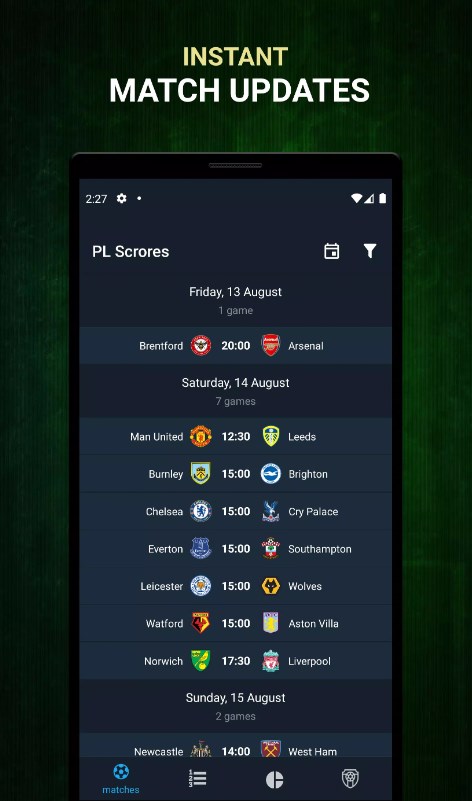 Premier League Live Scores Apk Latest Version  3145768 screenshot 4