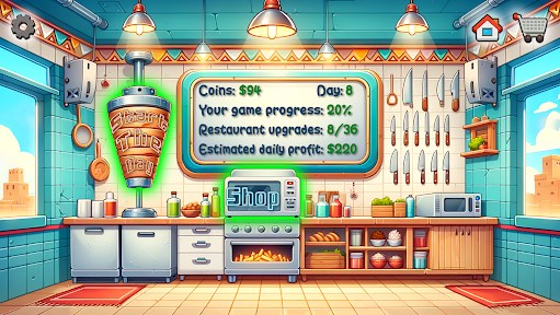 Shawarma Legend mod apk unlimited money  1.0.8 screenshot 4