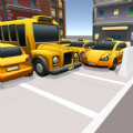 Parking jam Taxi car parking