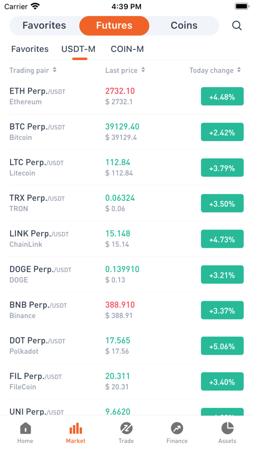 UEEx crypto exchange apk latest version download  4.1.6 screenshot 1