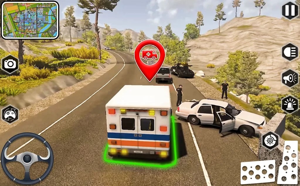 US Ambulance Emergency Game 3D apk download for android  1.0.2 screenshot 2