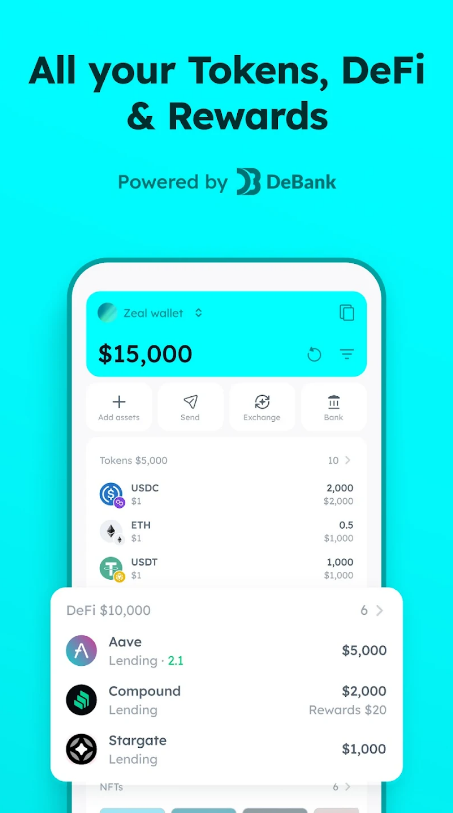 Zeal Pay with DeFi App Download for Android  0.7.1 screenshot 1