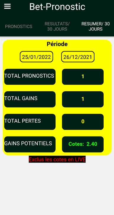 Bet Pronostic Lite Apk Download Latest Version 2024  1.1.0 screenshot 1