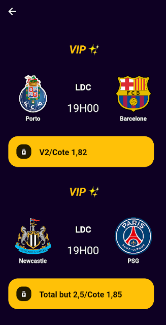 Chance 8 Pronostic Football Apk Download for Android  1.0.0 screenshot 2