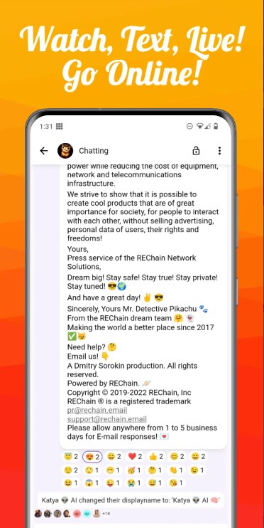 REChain.Online App for Android Download  4.0.1 screenshot 2