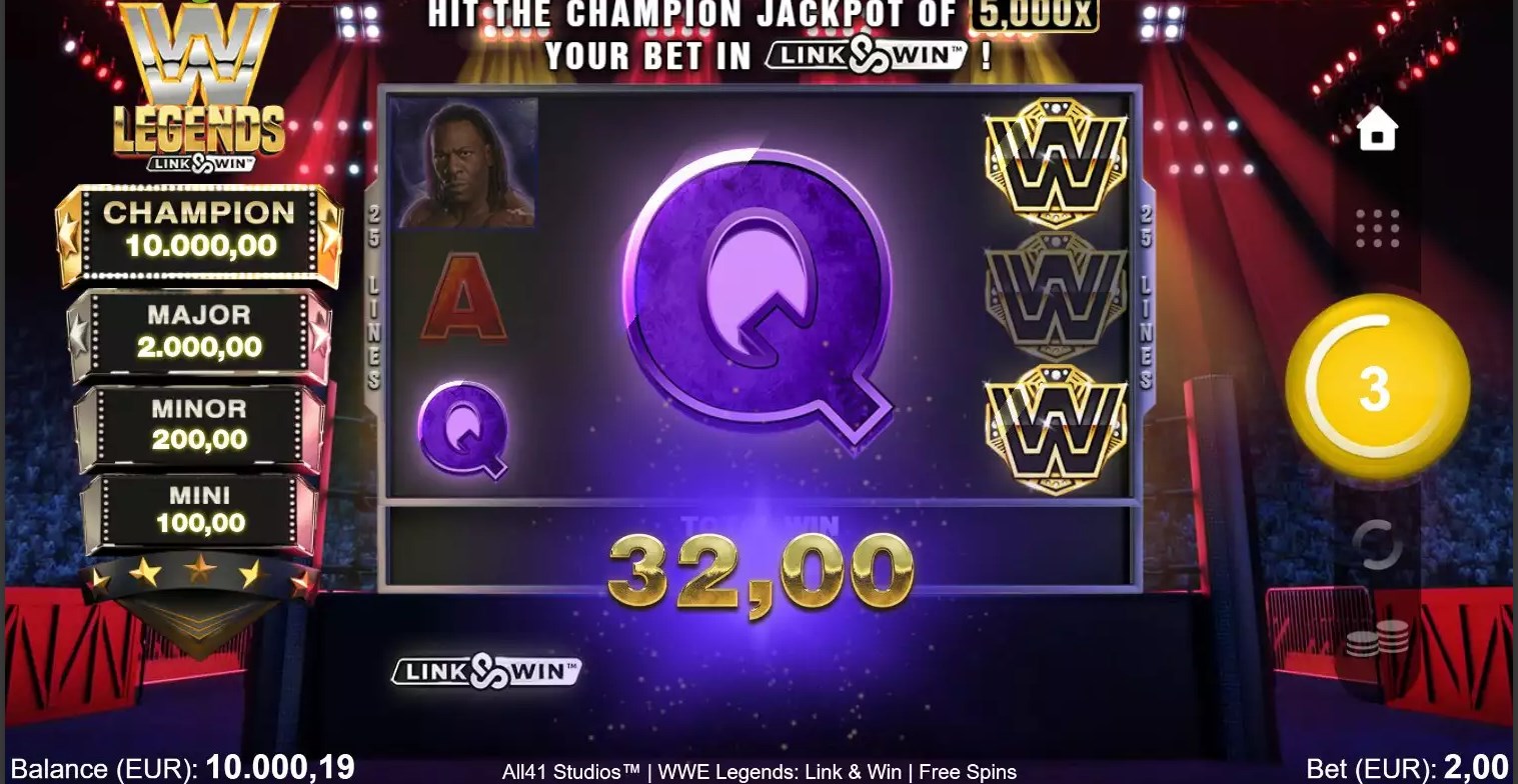 WWE Legends Link&Win Slot apk download for android  v1.0 screenshot 3