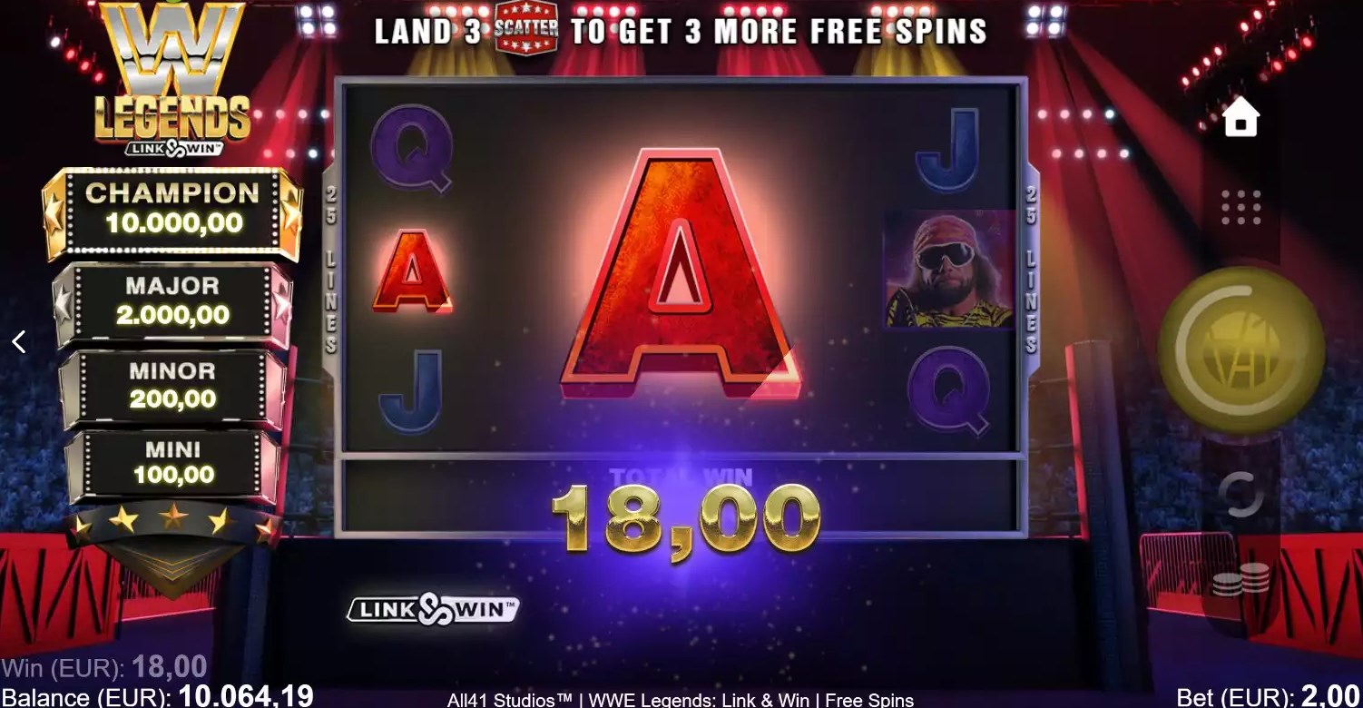 WWE Legends Link&Win Slot apk download for android  v1.0 screenshot 2