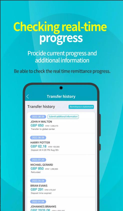 ReLe Transfer Remittance apk download for android  2.4.4 screenshot 2