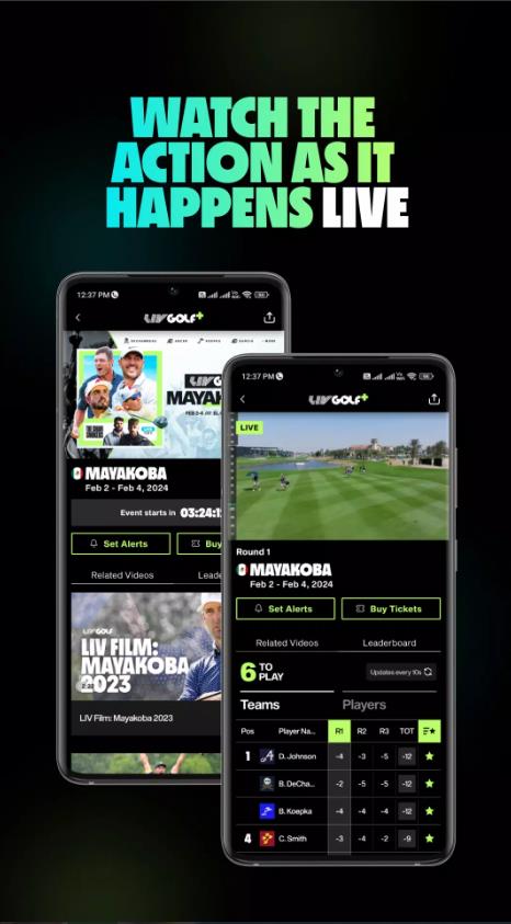 LIV Golf Plus apk download for android  3.0.72 screenshot 1