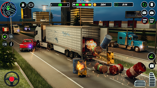 US Oil Tanker Cargo Truck Sim mod apk unlimited money  1.4 screenshot 4