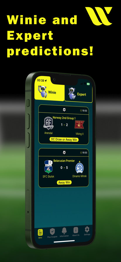 Winie Football Betting Tips App Free Download  1.3.5 screenshot 1