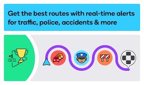 Waze app free for android  v1.0 screenshot 2