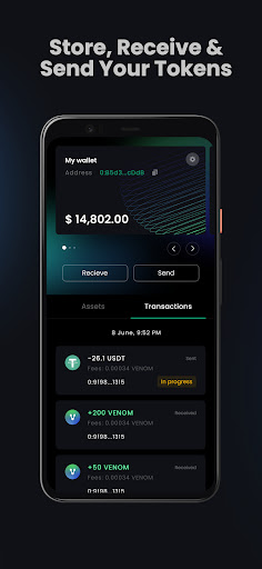 Venom Blockchain Wallet Extension Apk Download Latest Version  1.0.49 screenshot 3