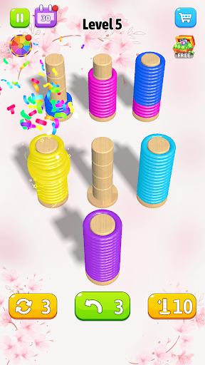 Color Slinky Helical Hoop Sort apk download latest versionͼƬ1