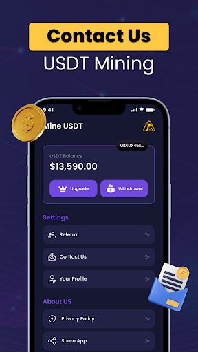 USDT Cloud Miner Tether app download for android  1.0.0 screenshot 4