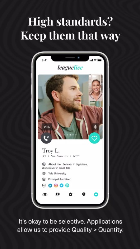 The League Intelligent Dating app for android download  1.126.1 screenshot 2
