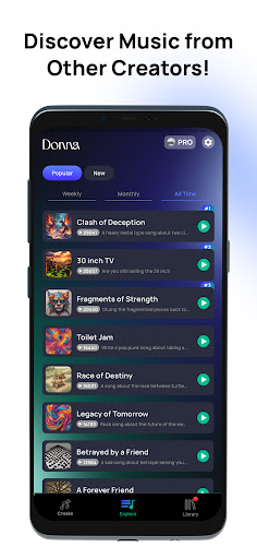 Donna AI Song & Music Maker mod apk 1.0.6 premium unlocked  1.0.6 screenshot 1